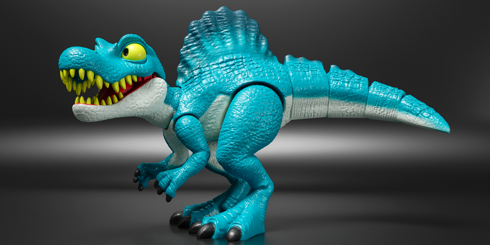 Colorful articulated display 3D print