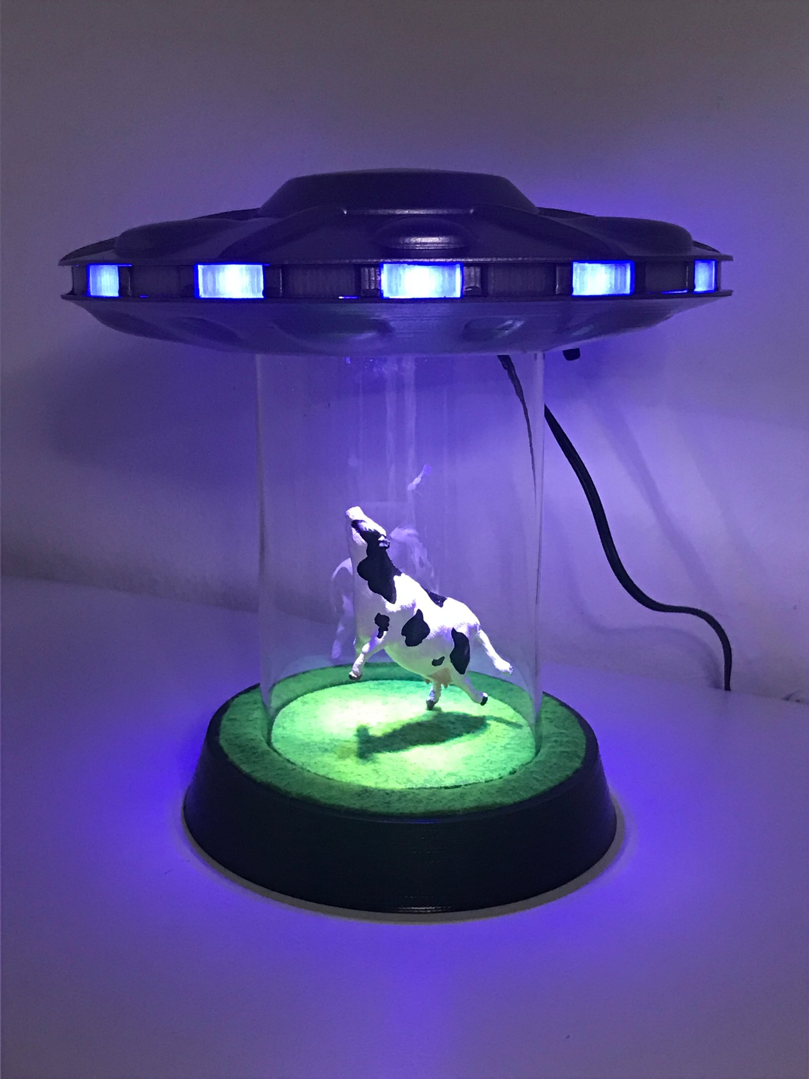 Lighted UFO display lamp 3D print
